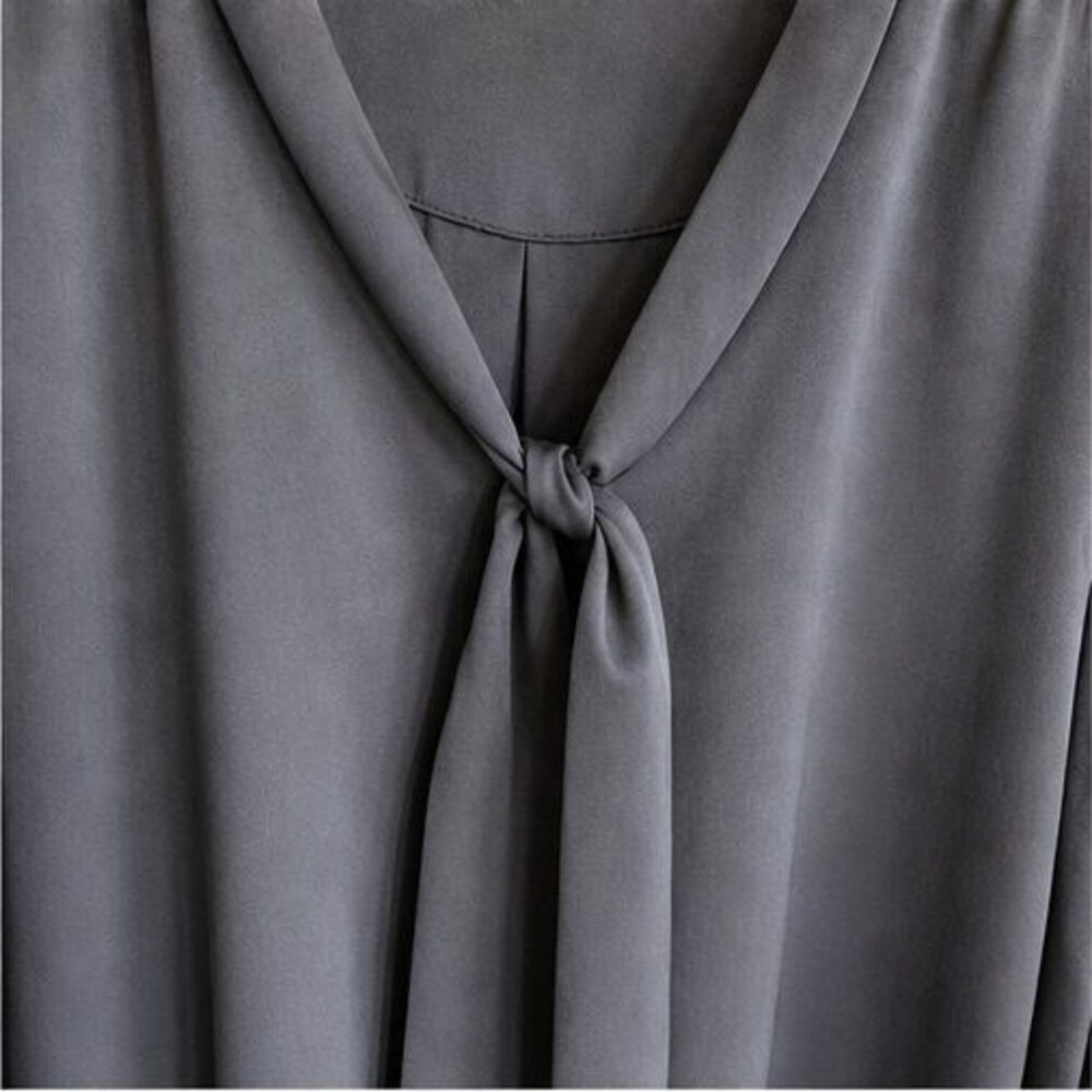 Charcoal Smocked Top - Picture 4 of 6